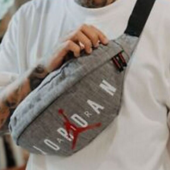 Jordan Air Jordan Crossbody Bag- Grey